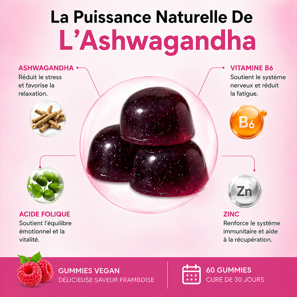 Gummies ASHWAGANDA 100% VEGAN - YouBella.®