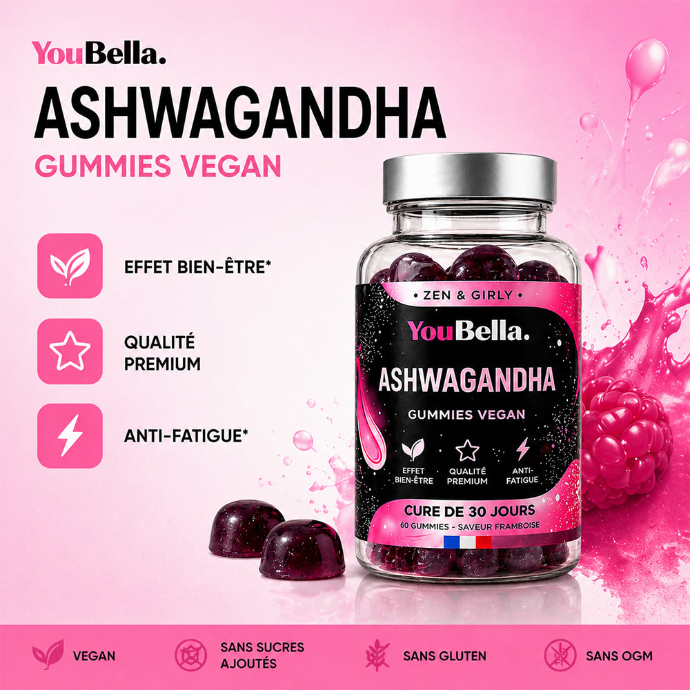 Gummies ASHWAGANDA 100% VEGAN - YouBella.®